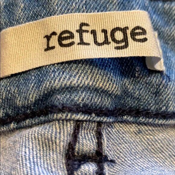 Refuge distressed overall shorts size 10 - Picture 6 of 9